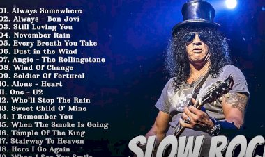 Scorpions, Aerosmith, Deep Purple, Bon Jovi, Ledzeppelin,The Eagles Best Slow Rock