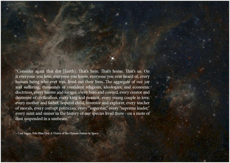 Pale Blue Dot, Carl Sagan